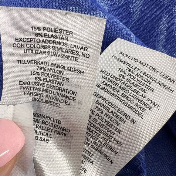 Gymshark Women's Adapt Animal Seamless Cycling Shorts Court Blue Size Large - Picture 8 of 8